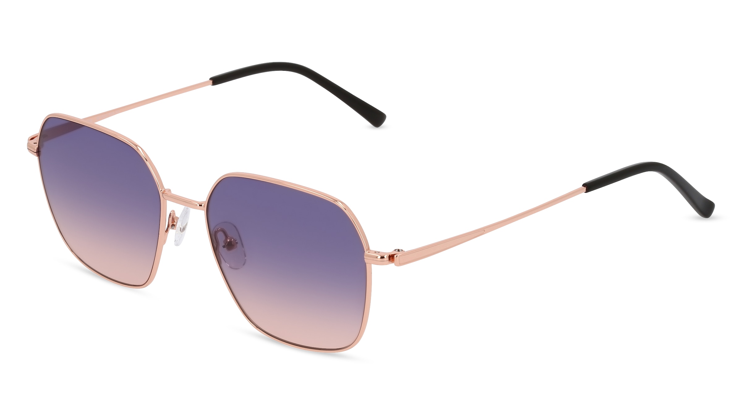 Fielmann BE 020 SUN FA MIA Damen-Sonnenbrille Vollrand Quadratisch Edelstahl-Gestell, pink