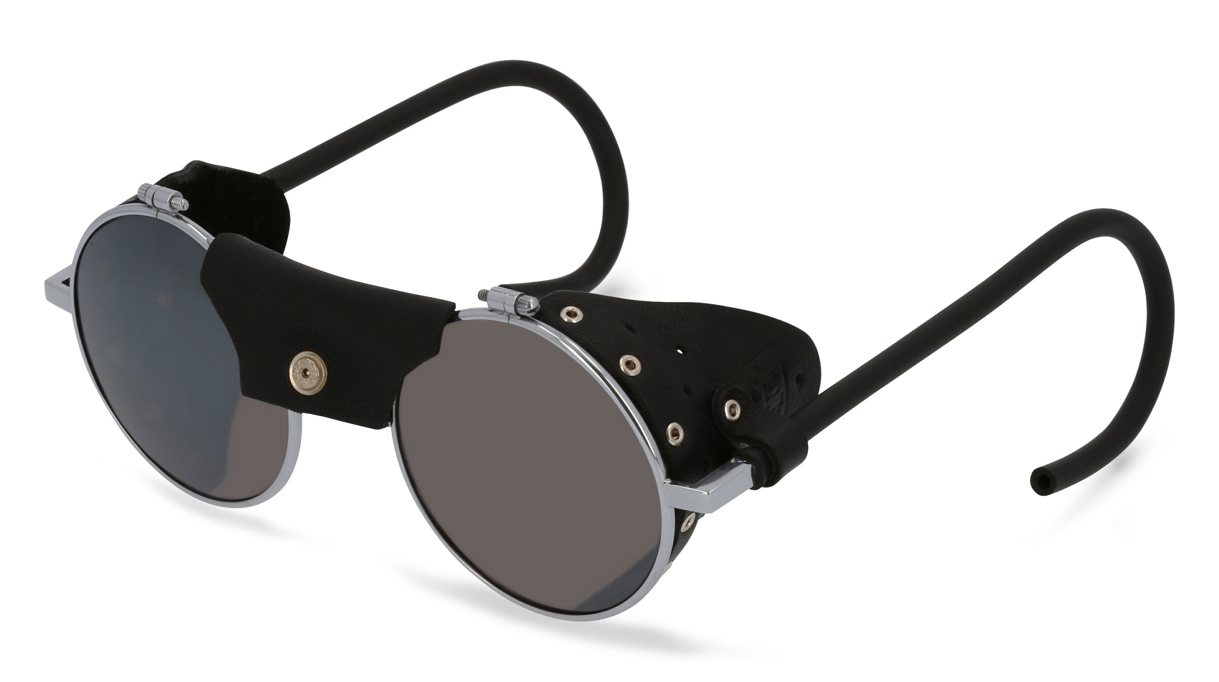 Julbo VERMONT J010 Damen-Sonnenbrille Vollrand Rund Metall-Gestell, silber