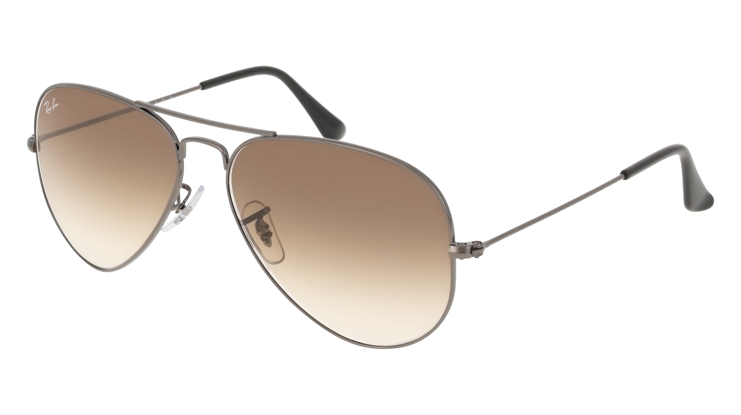 Ray-Ban RB 3025 AVIATOR Unisex-Sonnenbrille Vollrand Pilot Metall-Gestell, grau