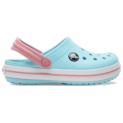 Crocs Ice Blue/White Toddler Crocband™ Clog Shoes Crocs Ice...
