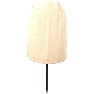 Isabella women's Suits Casual Skirt: Ivory Solid Bottoms - Size 20
