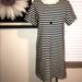 J. Crew Dresses | J Crew Women’s B & W Striped Shift Dress Sz: M New! | Color: Black/White | Size: M