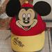 Disney Accessories | Newauthentic Disney Parks Mickey Mouse Hat For Youth | Color: Red/Yellow | Size: Youth