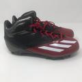Adidas Shoes | Adidas Adizero Red Black Football Cleats Size 8 | Color: Black/Red | Size: 8