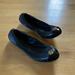 Tory Burch Shoes | Black Tory Burch Ballet Flats | Color: Black/Gold | Size: 8
