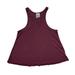 Free People Tops | Free People Burgundy Relaxed Fit Tank Top M | Color: Purple/Red | Size: M