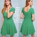 Anthropologie Dresses | Anthropologie Maeve Nova Green Skater Dress | Color: Green | Size: M