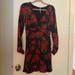 Free People Dresses | Free People Flower Mini Dress | Color: Black/Red | Size: 6