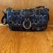 Coach Bags | Black/Silver/Grey Coach Logo Purse Vintage | Color: Black/Gray | Size: Os