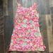 Lilly Pulitzer Dresses | Lilly Pulitzer Delia Dress Call Me Kitty Cat Size 6 | Color: Green/Pink | Size: 6