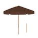 Darby Home Co Sanders Solid 7' Beach Umbrella in Brown | Wayfair DBHM7784 42917089