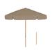 Darby Home Co Sanders Solid 7' Beach Umbrella in Brown | Wayfair DBHM7784 42917073