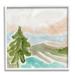 Stupell Industries Tree Forest Landscape Abstract Lake Mountain Range Canvas in Green | 12 H x 12 W x 1.5 D in | Wayfair ae-529_wfr_12x12