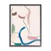 Stupell Industries Abstract Seated Female Figure Playful Thick Lines Canvas in Pink | 20 H x 16 W x 2 D in | Wayfair ae-562_fr_16x20