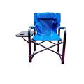 Arlmont & Co. Arlmont Folding Beach Chair Metal in Blue/Indigo | 36 H x 34 W x 24 D in | Wayfair BE5EF41923EA48D7A36FE761A5C3BFED