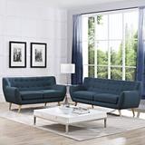 Remark Upholstered Fabric Living Room Set by Modway Polyester | 32.5 H x 74 W x 32.5 D in | Wayfair Living Room Sets EEI-1785-AZU-SET
