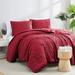 Red Barrel Studio® Tayquan Microfiber Comforter redPolyester/Polyfill/Microfiber | King Comforter + 2 King Shams | Wayfair