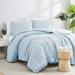 Red Barrel Studio® Tayquan Microfiber Comforter Polyester/Polyfill/Microfiber in Blue | Queen Comforter + 2 Standard Shams | Wayfair