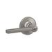 Schlage Solstice Privacy Door Lever w/ Rosette in Gray | 3.07 H x 5.71 W in | Wayfair J40SOL619