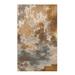 Brown 96 x 60 x 0.31 in Area Rug - Haus & Home Onyx Contemporary Modern Abstract Camel Indoor Area Rug, | 96 H x 60 W x 0.31 D in | Wayfair