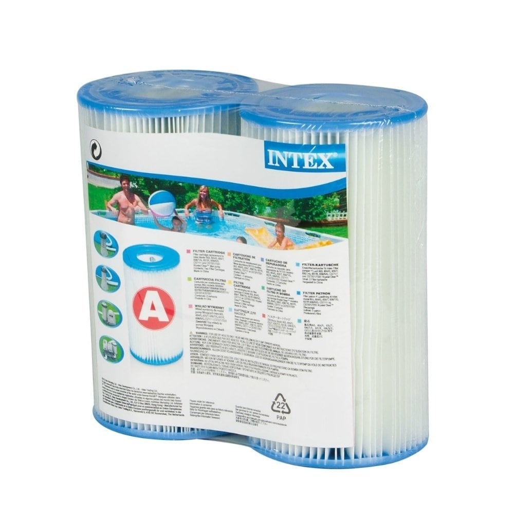 Intex Type A Filter Cartridge for Pools, Twin Pack