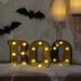 6.5" LED Lighted "BOO" Halloween Marquee Sign