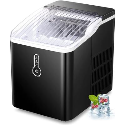 Ice Maker, 9 Cubes Ready in 8 Minutes, Quick Ice Making for Home