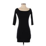 Forever 21 Casual Dress - Mini: Black Solid Dresses - Women's Size Small