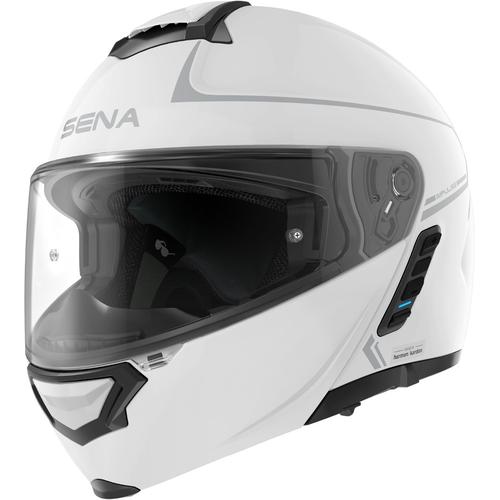 Sena Impulse Sound by Harman Kardon Klapphelm, weiss, Größe M