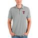 Men's Antigua Heathered Gray Texas Rangers Affluent Polo