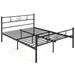 Costway Twin/Full/Queen Size Metal Bed Frame with Headboard and Footboard-Full Size