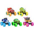 Fisher-Price Blaze and The Monster Machines Neon Wheels 5 Pack, Set of Push Along Die-Cast Monster Truck Vehicles for Preschool Kids