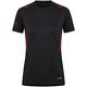 JAKO Damen T-Shirt Challenge, schwarz meliert/rot, 40