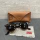 Ray-Ban Accessories | Authentic Women’s Rayban Sunglasses With Case & Cloth | Color: Brown/Tan | Size: Os