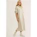 Free People Dresses | Free People Blanca Maxi Dress | Color: Cream/Silver | Size: Xs