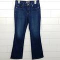 Levi's Jeans | Levis Jeans 515 Bootcut Women's Size 8 Blue Stretch Denim Distressed Dark Wash | Color: Blue | Size: 8