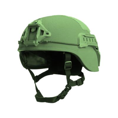 ArmorSource Aire LE Law Enforcement Ultra-Lightweight Fully Loaded Reguar-Cut Ballistic Helmet Foliage Green Large AIRELE-RCL-R10P2-R-W3-V-FG