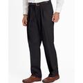 Blair JohnBlairFlex Adjust-A-Band Relaxed-Fit Pleated Chinos - Black - 50