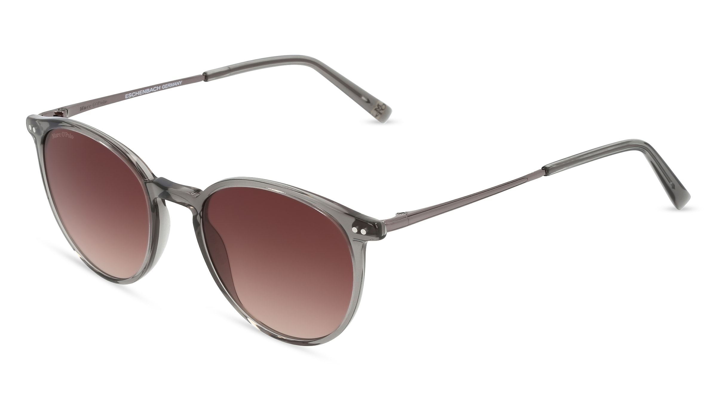 Marc O' Polo Eyewear 506183 Unisex-Sonnenbrille Vollrand Panto Kunststoff-Gestell, grau