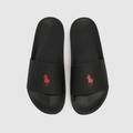 Polo Ralph Lauren polo slide sandals in black