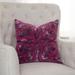 Merlot Medallion Cotton Embroidery Pillow Cover