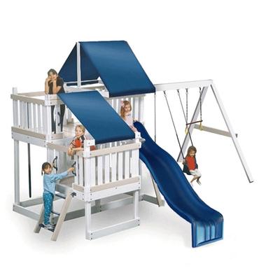 Congo Monkey Playsystem 2 with Swing Beam - White and Sand