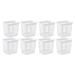 Sterilite Ultra Easy Carry Plastic Dirty Clothes Laundry Basket Hamper, (8 Pack) - 21.13 x 16.5 x 18.75 inches