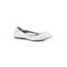 Wide Width Women's White Mountain Sunnyside Ii Ballet Flat by White Mountain in White Patent (Size 11 W)