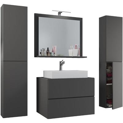 VCM Morgenthaler 5-tlg. Badmöbel-Set »Lendas XL« 60 cm grau