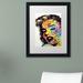 Trademark Fine Art Marilyn Monroe II Matted Framed on Canvas Canvas, Wood | 0.75 D in | Wayfair ALI1524-B1114MF