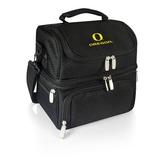 ONIVA™ Pranzo Lunch Bag Cotton Canvas in Black/Brown | 12 H x 11 W x 8 D in | Wayfair 512-80-175-474-0