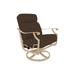 Tropitone Montreux Patio Chair w/ Cushion in Brown | 41 H x 31.5 W x 35 D in | Wayfair 720211SSA_SNR_Caramel Spree