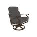 Tropitone Montreux Patio Chair w/ Cushion in Gray/Black/Brown | 41 H x 31.5 W x 35 D in | Wayfair 720211SSA_GRE_Rincon
