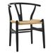 HCD USA Amish Dining Armchair by Modway Wicker/Rattan in Black | 28.5 H x 22 W x 21.5 D in | Wayfair EEI-552-BLK